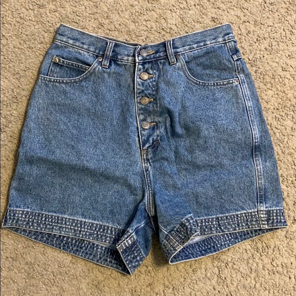 High waisted mom shorts